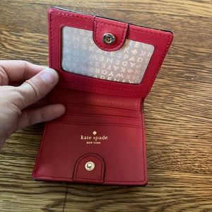 Red Kate Spade wallet NWOT